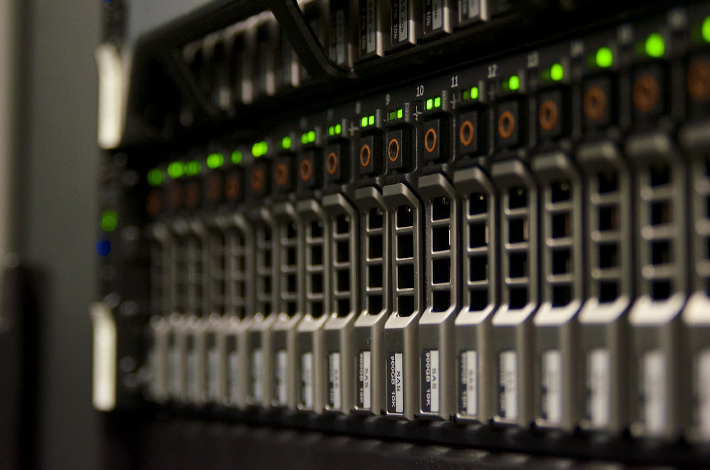 A live server rack — inside a real deployment